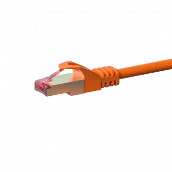 DSIT CAT6 S/FTP LSOH nätverkskabel, 2 m, orange (DC-S66-020)