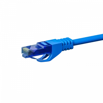 DSIT UTP CAT6a nätverkskabel, 100 % koppar, blå, 0,25 m (DC-U6A4-002)