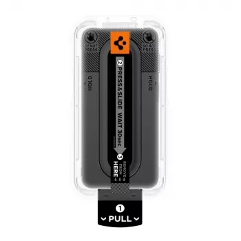 Spigen Glas.tR EZ Fit Pro 2-pack skärmskyddsglas av härdat glas för Samsung Galaxy A27 5G – klar