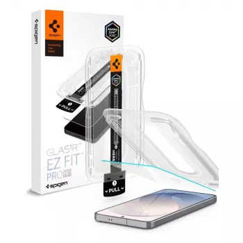 Spigen Glas.tR EZ Fit Pro AC HD härdat glas skärmskydd för Samsung Galaxy S26 FE – klar