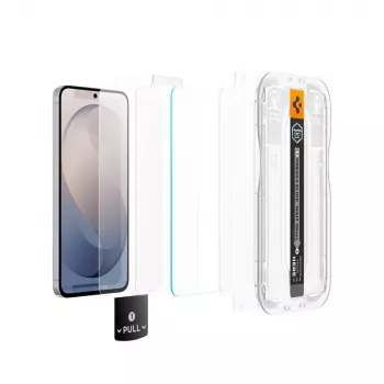 Spigen Glas.tR EZ Fit Pro AC HD härdat glas skärmskydd för Samsung Galaxy S26 FE – klar