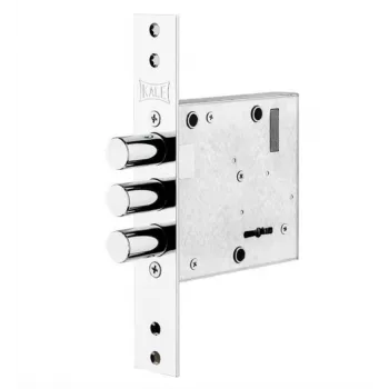Instickslås KALE 447L CP, 45 mm backmått, 85 mm PZ, förkromad, vändbar