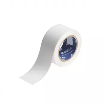 BRADY J40C-2000-2550 vita pappersändlösa etiketter för Brother QL-serien - 62mm x 30,48m, permanent självhäftande, termotransfer, 1 rulle