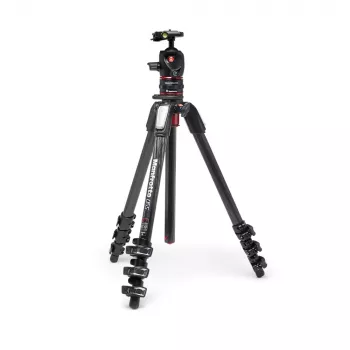 Manfrotto MK055CXPRO4BHQR kolfiberstativ med kulled