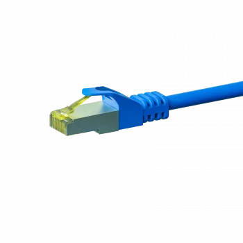 DSIT Cat.7 S/FTP PiMF RJ45 nätverkskabel, 0,25 m, blå