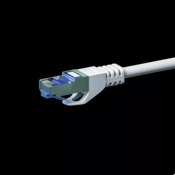 DSIT CAT 6a S/FTP LSOH nätverkskabel, 0,25 m, vit