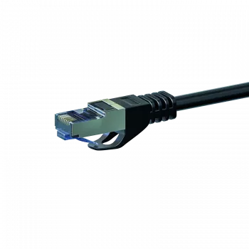 DSIT CAT 6a nätverkskabel LSOH S/FTP 1,5 m svart