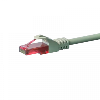 DSIT DC-61-010 CAT6 U/UTP nätverkskabel, 1 m, grå, 100 % koppar