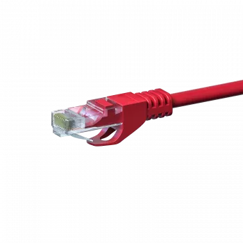 DSIT CAT5e U/UTP nätverkskabel, 30 m, röd, 100 % koppar (DC-55-300)