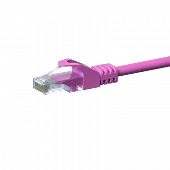 DSIT CAT 5e nätverkskabel U/UTP – 0,25 meter – rosa – CCA (DC-C59-002)