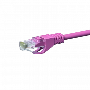 DSIT CAT 5e U/UTP nätverkspatchkabel, 5 m, RJ45, rosa, CCA