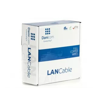 DSIT DANICOM CAT5E FTP 100 m flexibel nätverkskabel PVC (Fca) – DC-FTP5E-100-FCA