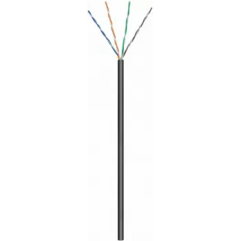 DSIT CAT6 U/UTP 50 m utomhusnätverkskabel svart CCA (DC-OUT-UTP6CCA-50S)