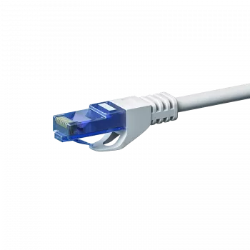 DSIT CAT6a nätverkskabel 100 % koppar U/UTP 0,50 m vit (DC-U6A2-005)