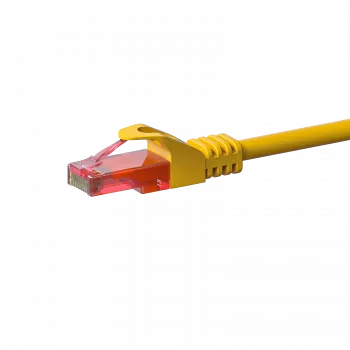 DSIT CAT6 nätverkskabel U/UTP 0,15 m gul 100 % koppar (DC-67-001)