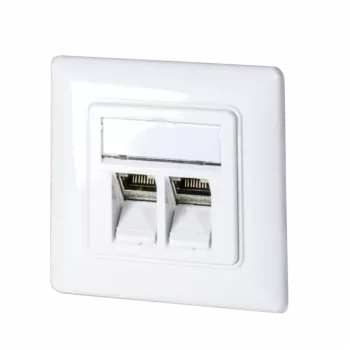 DSIT keystone-täckplatta, vit (DC-Wall-Key-W)