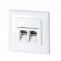 DSIT keystone-täckplatta, vit (DC-Wall-Key-W)