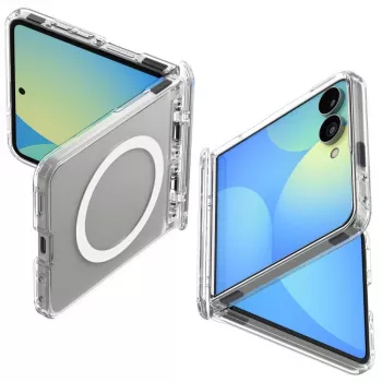 SPIGEN Ultra Hybrid Pro MagSafe Galaxy Z Flip8 klar/vit