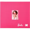 Kodak x Barbie 8x8 inch scrapbook-fotoalbum med tygband och bildfönster, rosa (RODB2X3SBPK)