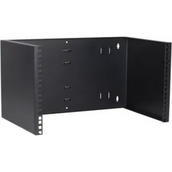 DSIT 6U 19 inch väggmonterad fast ram, 300 mm djup, svart (DS-WMB6-M)