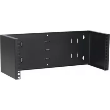 DSIT 4U 19 inch väggmonterad fast ram, 180 mm djup, svart (DS-WMB4-S)
