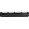 DS-IT CAT 5e UTP nätverkspatchpanel, 19 inch, 48-port (DS-Patch5-48UTP)