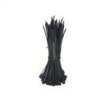 DSIT buntband 200mm svart 100-pack (nylon 6/6, 18kg draghållfasthet, självlåsande)