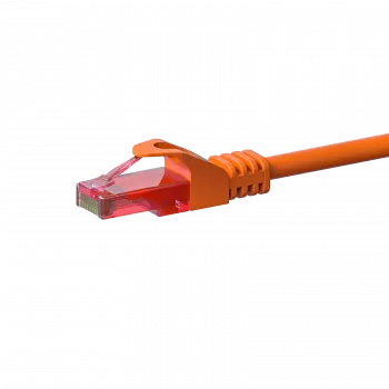 DSIT CAT6 nätverkskabel 100 % koppar - U/UTP - 1 meter - orange (DC-66-010)