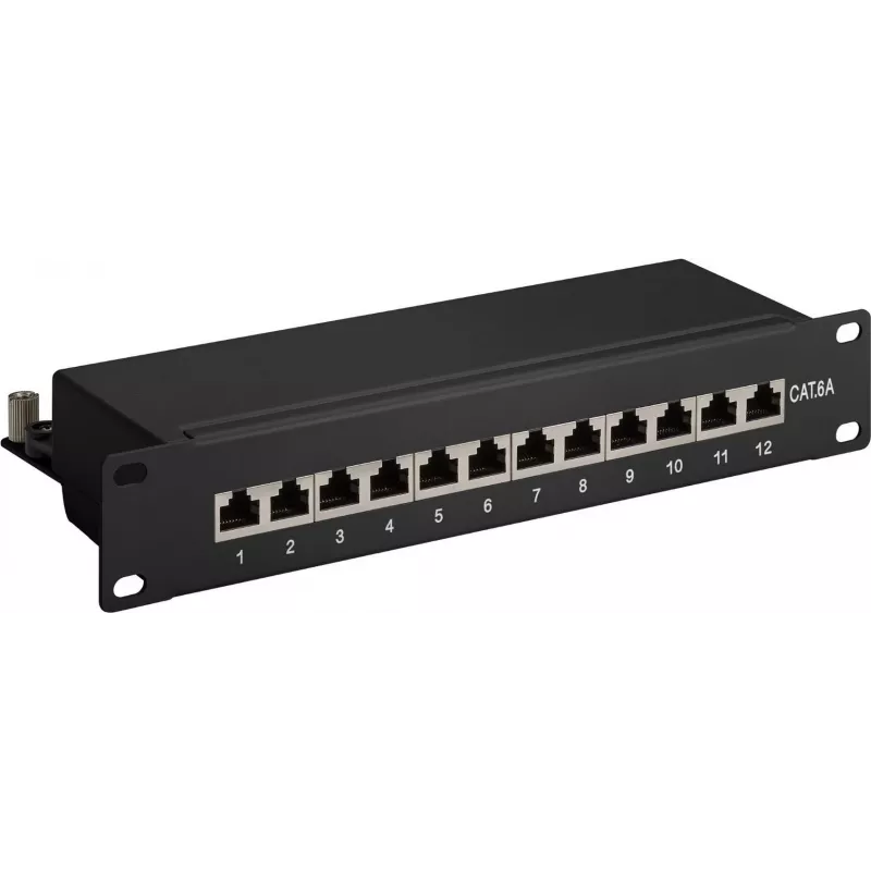 DSIT DS-10Patch6a-12STP 10 inch 12-portars STP CAT 6a-patchpanel
