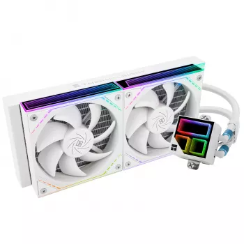 Thermalright Frozen Infinity 240 vit ARGB AIO vätskekylare för CPU