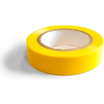 DSIT DC-Tape-Yellow självhäftande PVC-isoleringstejp 10 m x 19 mm gul