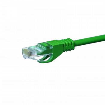 DSIT CAT5e U/UTP nätverkspatchkabel, 2 m, grön, 100 % koppar, RJ45, Gigabit Ethernet