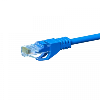 DSIT CAT 5e U/UTP nätverkspatchkabel, 2 m, blå, CCA, RJ45