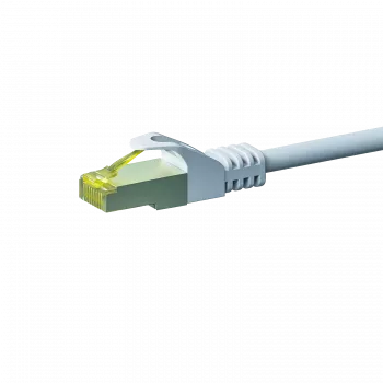 DSIT RJ45 nätverkskabel S/FTP PiMF med CAT 7 rå kabel vit – 3 m