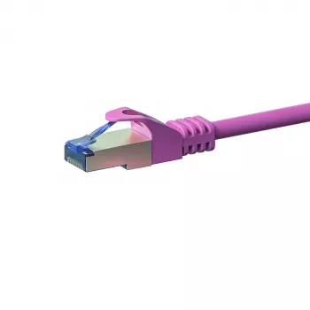 DSIT CAT 6a nätverkskabel LSOH - S/FTP - 5 meter - rosa - patchkabel