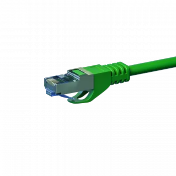 DSIT Cat 6a S/FTP LSOH nätverkskabel 10 m grön