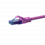 DSIT CAT6a U/UTP 100 % koppar patchkabel, 0,15 m, rosa