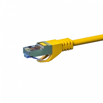 DSIT CAT 6a S/FTP LSOH nätverkskabel, 20 m, gul