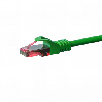 DSIT CAT6 U/UTP nätverkspatchkabel, 0,25 m, grön, 100 % koppar