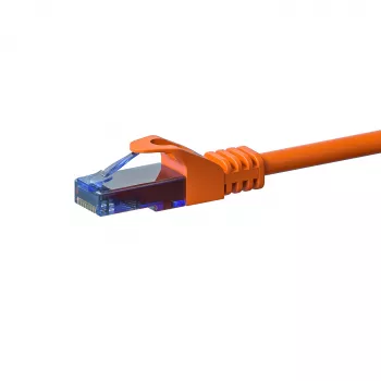 DSIT CAT6a U/UTP 100 % koppar Ethernet-patchkabel, 0,5 m, orange, 10Gbps, 500MHz, RJ45 (DC-U6A6-005)