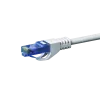 DSIT CAT6a U/UTP 100 % koppar patchkabel, 2 m, vit