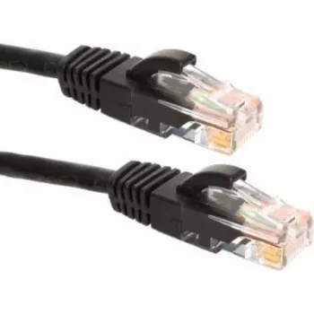 DSIT CAT6a Ethernet-patchkabel 100 % koppar U/UTP 5 m svart