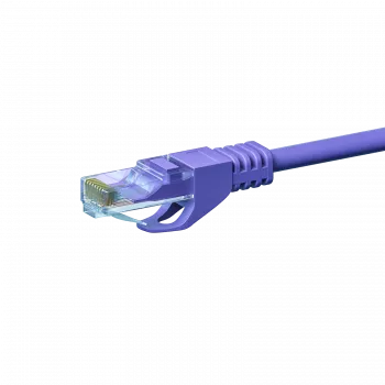 DSIT CAT 6 U/UTP nätverkskabel, 2 m, violett, CCA, RJ45, 1 Gbit/s