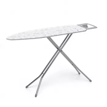Rayen strykbräda med fällben 113 x 34 cm med justerbar höjd och strykjärnshylla