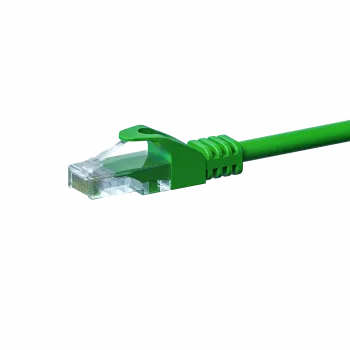 DSIT CAT 5e U/UTP nätverkspatchkabel, 0,25 m, grön, CCA, RJ45