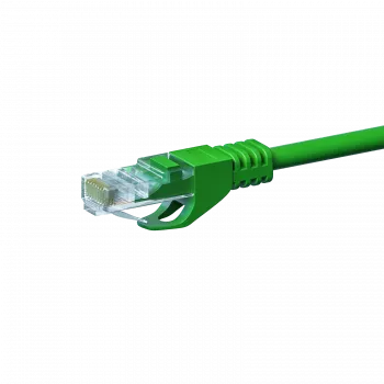 DSIT CAT 5e U/UTP nätverkspatchkabel, 1 m, grön, CCA, RJ45, Gigabit Ethernet