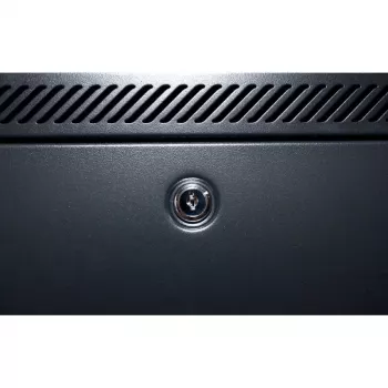 DSIT 15U väggmonterat serverskåp med metalldörr 600x600x770 mm svart