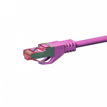 DSIT CAT 6 nätverkskabel LSOH – S/FTP – 7,5 m – rosa
