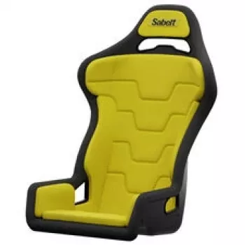 Sabelt SRS-1 simracingstol, glasfiberskal, vadderad – Racing gul