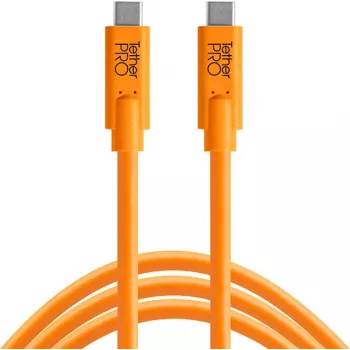 Tether Tools TetherPro USB-C till USB-C-kabel, 0,9 m, orange (CUC03-ORG)